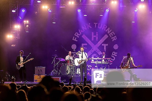 The British musician Frank Turner & The Sleeping Souls live at the 27th Heitere Open Air in Zofingen  Aargau  Switzerland  Europe