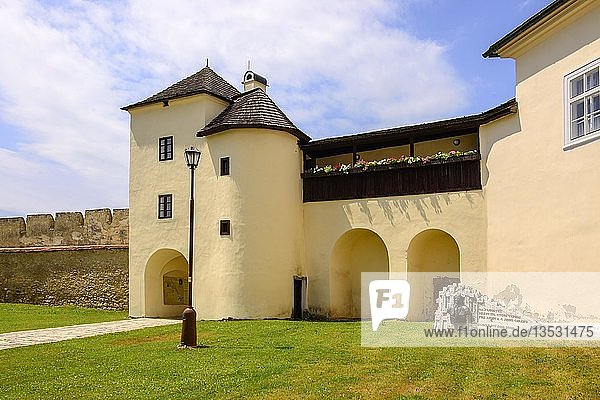 Gate to the church castle  Spisska Kapitula  Spisske Potharadie  Kirchdrauf  Zips  Slovakia  Europe