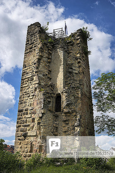 Wehrturm der ehemaligen Niederburg  historisches Zentrum  Tengen  Baden-Württemberg  Deutschland  Europa