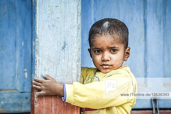 Kind Junge Bandipur Nepal Asien
