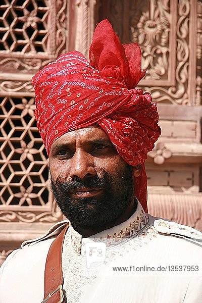 Indischer Mann  Bikaner  Indisch  Südasien