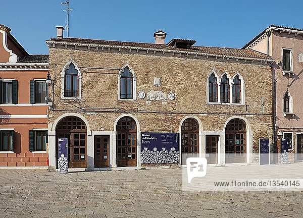 Museo del Merletto  Museum für Spitzenstickerei  Insel Burano  Venedig  Venetien  Italien  Europa