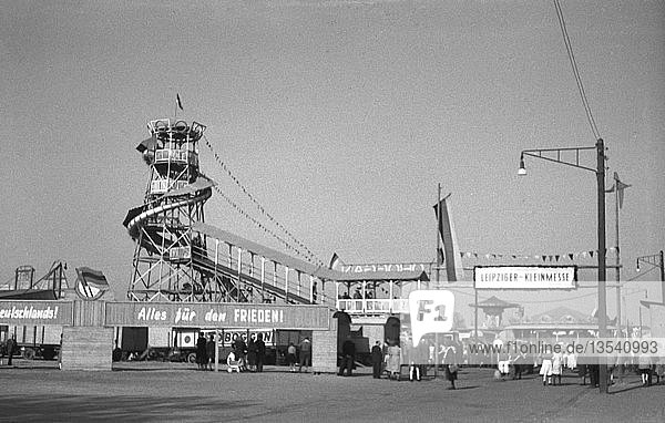 Kleinmesse 1950 Leipzig Sachsen DDR Deutschland Europa
