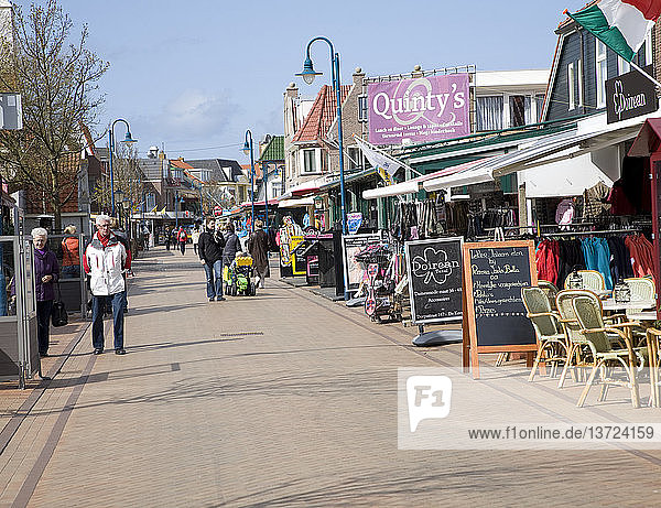 Touristische Cafés und Geschäfte  De Koog  Texel  Niederlande