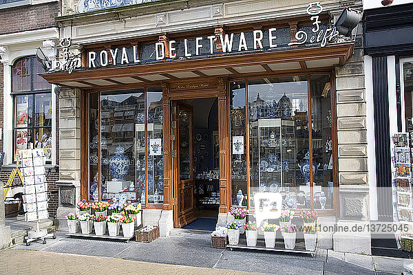 Porzellanladen Royal Delftware  Delft  Niederlande