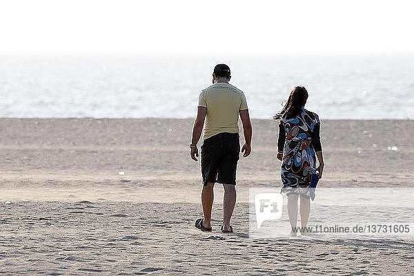 Deauville Beach  Couple.