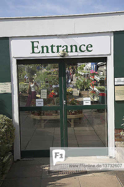 Entrance Garden Centre  Woodbridge  Suffolk  England