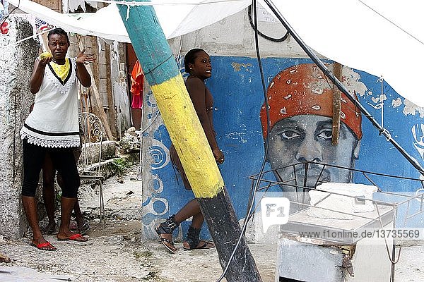 Leben in Port-au-Prince nach dem Erdbeben 2010  Port-Au-Prince  Haiti.