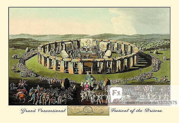 Großes traditionelles Fest der Briten 1815