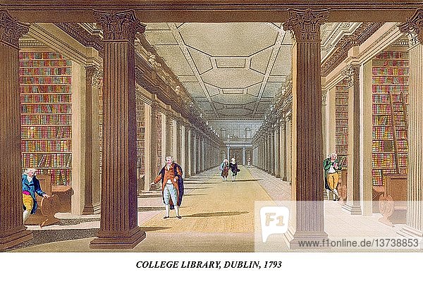 College-Bibliothek  Dublin  1793 1793