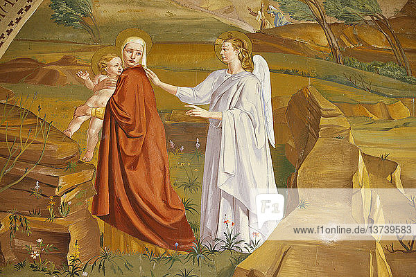 Gemälde in der Heimsuchungskirche in Ein Kerem  das von Herodes angeordnete Massaker an den Unschuldigen