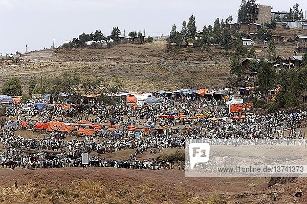 Lalibela-Markt  Lalibela  Äthiopien.