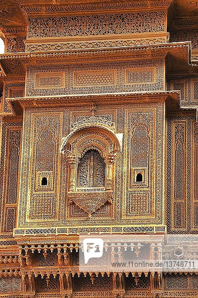 Salim Singhs Haveli  berühmtes privates Herrenhaus in Jaisalmer.