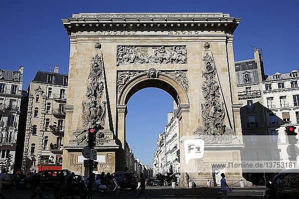 Die Porte Saint-Denis ist ein Pariser Monument im 10. Arrondissement  das vom Architekten Francois Blondel und dem Bildhauer Michel Anguier im Auftrag von Ludwig XIV. zu Ehren einiger seiner Siege entworfen wurde.