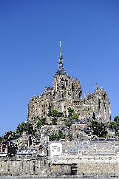 Abtei von Mont Saint-Michel  Avranches  Frankreich.