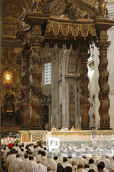 Messe am Osterdonnerstag in der Basilika St. Peter und Paul '