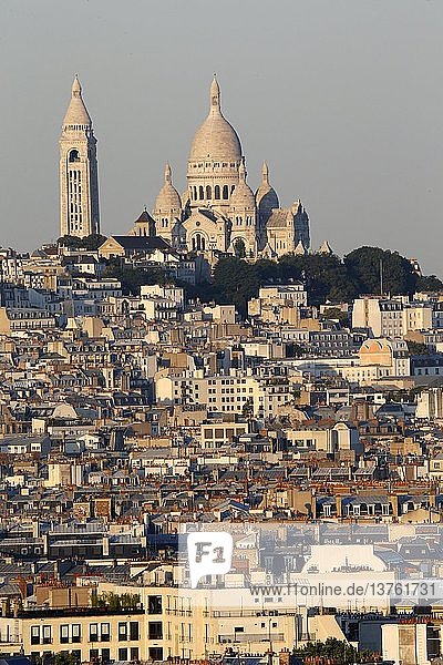 Paris  Montmartre  die Basilika des Heiligen Herzens von Paris.
