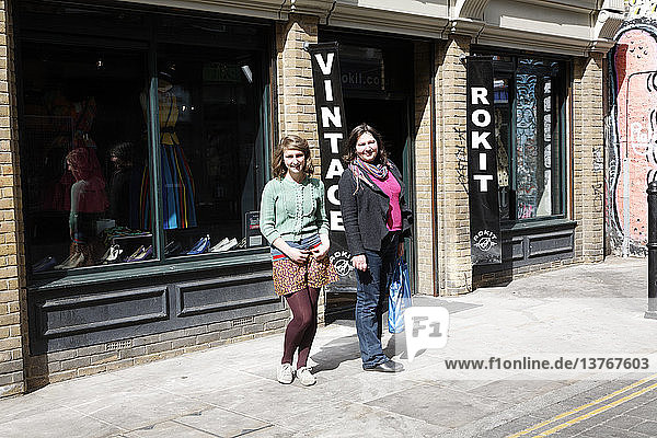 Geschäft für Vintage-Kleidung in der Brick Lane