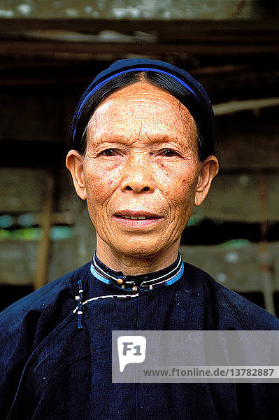 Nung-Frau im Gebiet Cao Bang