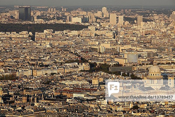 Luftaufnahme von Paris   Paris  Frankreich.