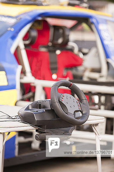 Übungsrad für handgesteuerten Simulator für Stock-Car-Rennen