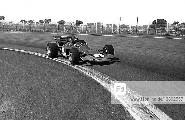 Jochen Rindt in his Lotus 72 debut at the Spanish GP  Jarama  Spain 19 April 1970.