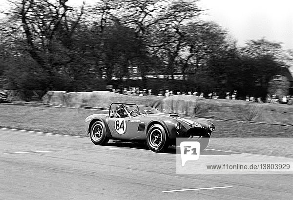Jack Sears in a Cobra 289 racing at Aintree  England 1964.