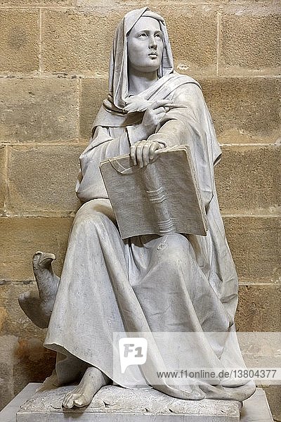 Statue des Heiligen Johannes in der Kathedrale von Jerez.