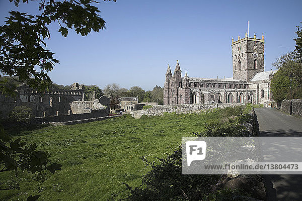St David´s Kathedrale  Pembrokeshire  Wales