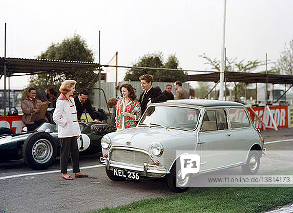 Mini Cooper in Goodwood  1961.