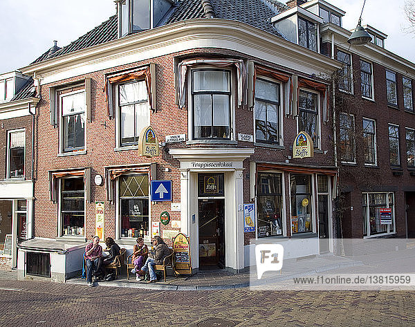 Corner cafe bar pub  Delft  Netherlands