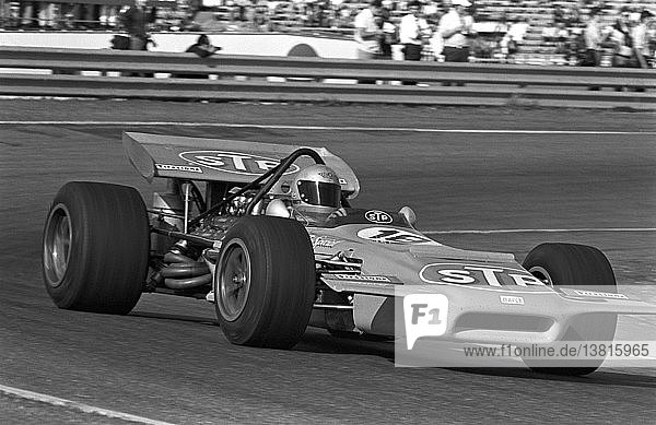 Mario Andretti finished 3rd in a STP March 701 in the Spanish GP  Jarama  Spain 19 April 1970.