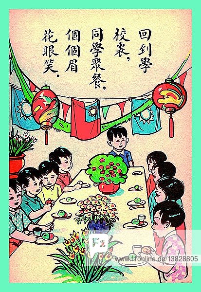 Pot-Luck-Mahlzeit zum Kindertag 1923