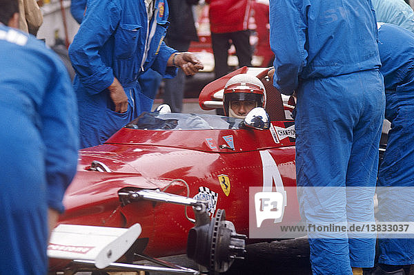 Clay Regazzoni  Ferrari 312B  1970.