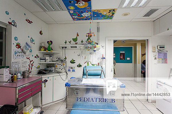 Hauptbüro des pädiatrischen Dienstes in einem Krankenhaus. Aix en Provence.