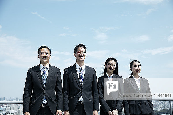Young Japanese businesspeople
