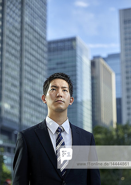 Young Japanese businessman