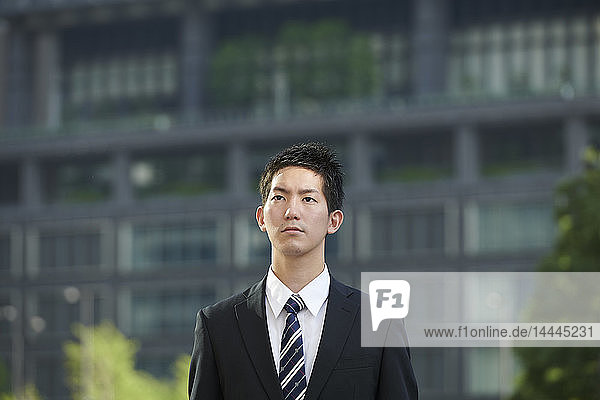 Young Japanese businessman