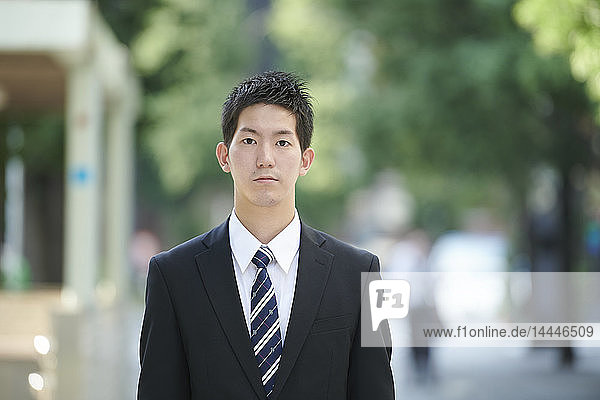Young Japanese businessman