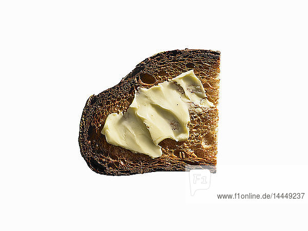 Ciabatta-Toast mit Butter
