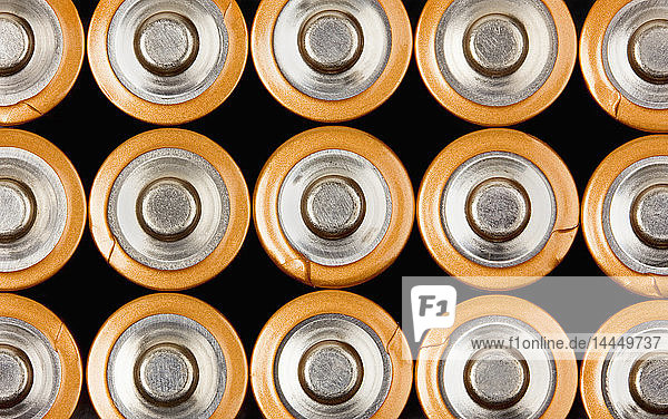 Reihen von AA-Batterien