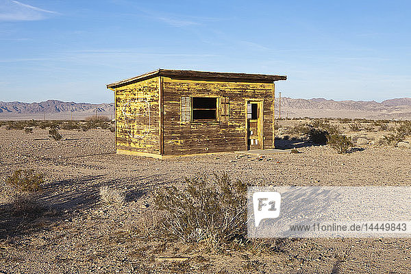 Verlassenes Haus in der Wüste