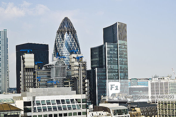 Finanzielle Skyline von London