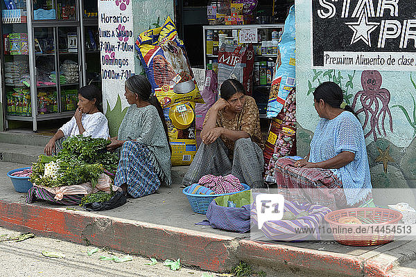 Solola market  Guatemala  Central America.