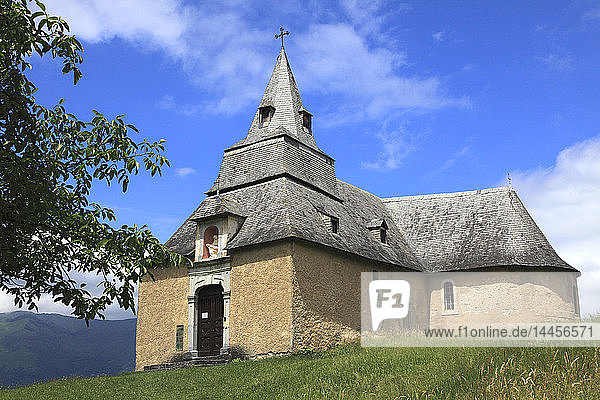 Frankreich  Occitanie (Midi Pyrenees )  Hautes Pyrenees (65)  Saint Savin Kapelle Note Dame de Pietat