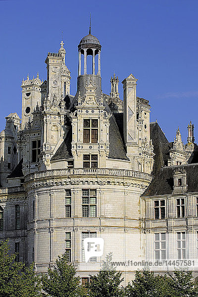 Europa  Frankreich  Centre-Val de la Loire  Loir-et-Cher ( 41 )  Loiretal  Weltkulturerbe der UNESCO  Nationale Domäne des Schlosses von Chambord  Schloss