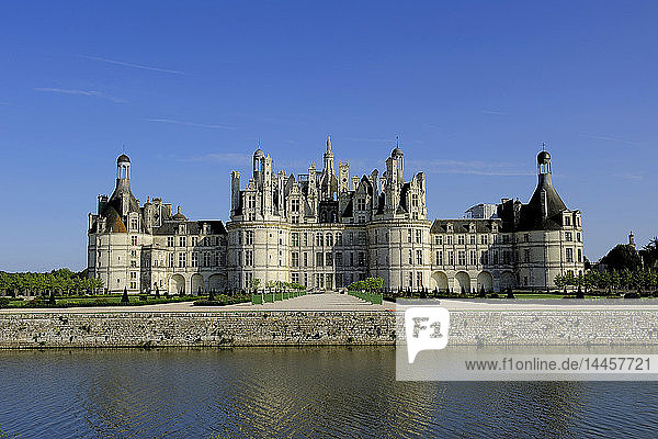 Europa  Frankreich  Centre-Val de la Loire  Loir-et-Cher ( 41 )  Loire-Tal  Weltkulturerbe der UNESCO  Nationale Domäne des Schlosses von Chambord  Schloss