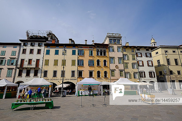 Piazza Matteotti (Piazza San Giacomo) (Piazza delle Erbe)  Udine  Friaul-Julisch-Venetien  Italien