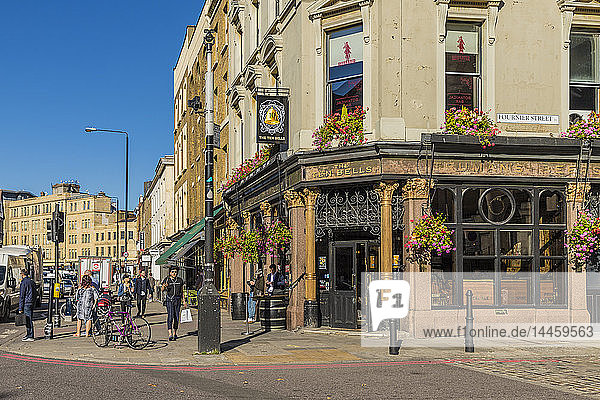 The Ten Bells pub in Spitalfields  London  England