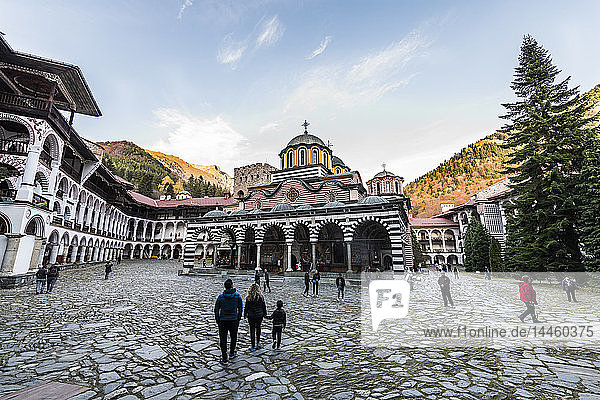 Church of the Nativity of the Virgin Mother UNESCO World Heritage Site Rila Monastery Rila mountains Bulgaria